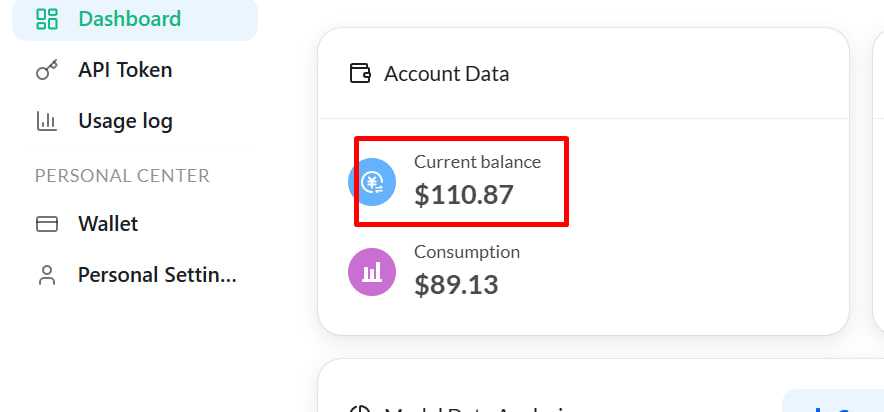 Balance Screenshot